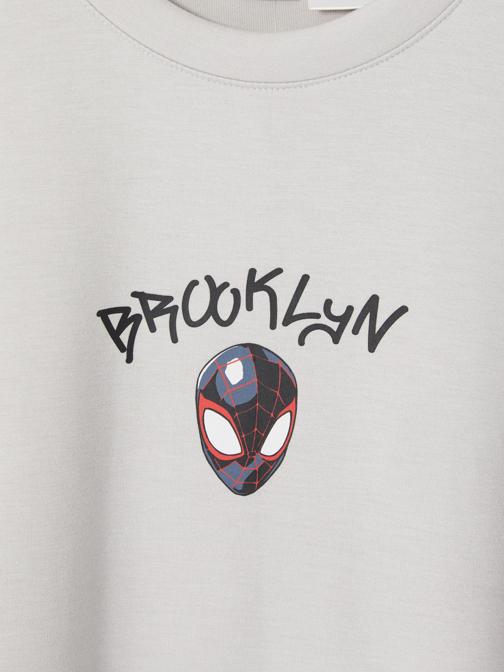 Gri Spider-man Erkek Çocuk Soft Touch Sweatshirt-1