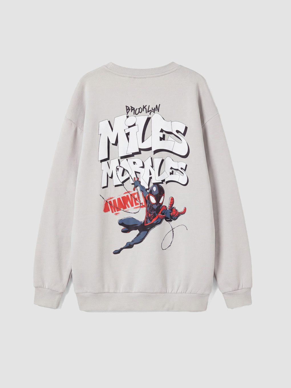 Gri Spider-man Erkek Çocuk Soft Touch Sweatshirt-3