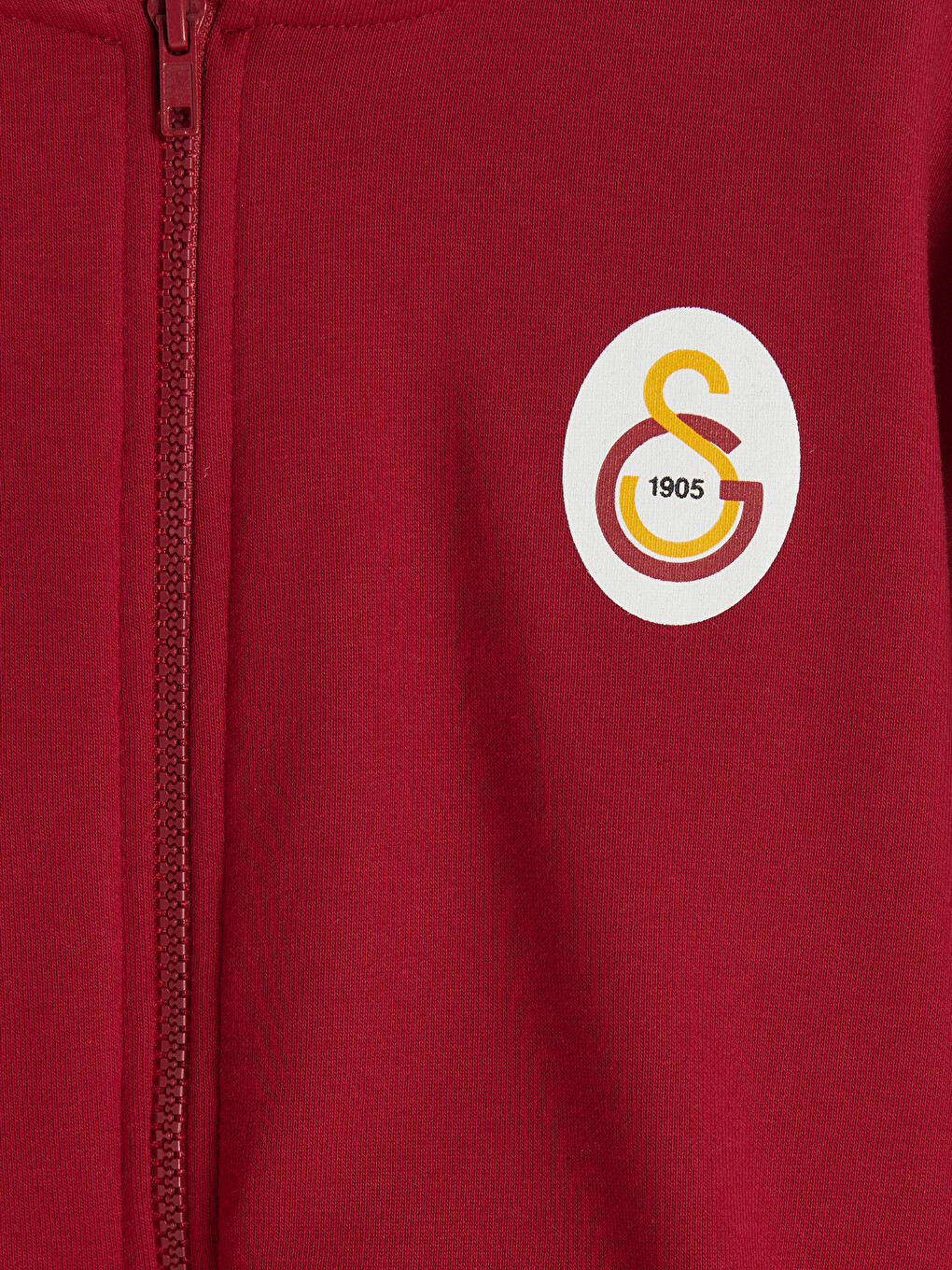 Kırmızı Kapüşonlu Galatasaray Baskılı Erkek Çocuk Sweatshirt-2