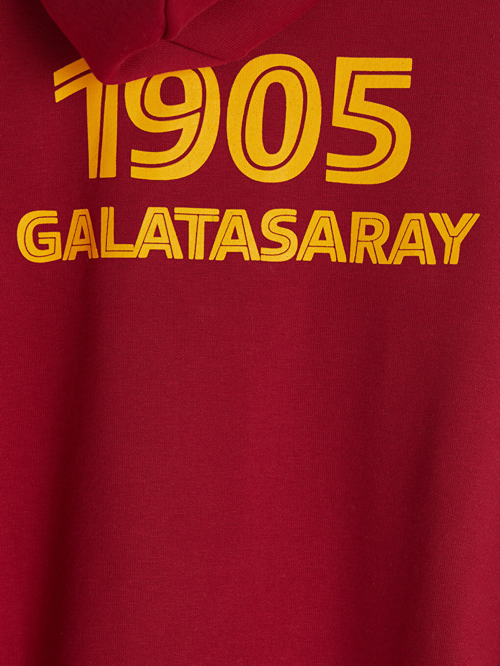 Kırmızı Kapüşonlu Galatasaray Baskılı Erkek Çocuk Sweatshirt-5