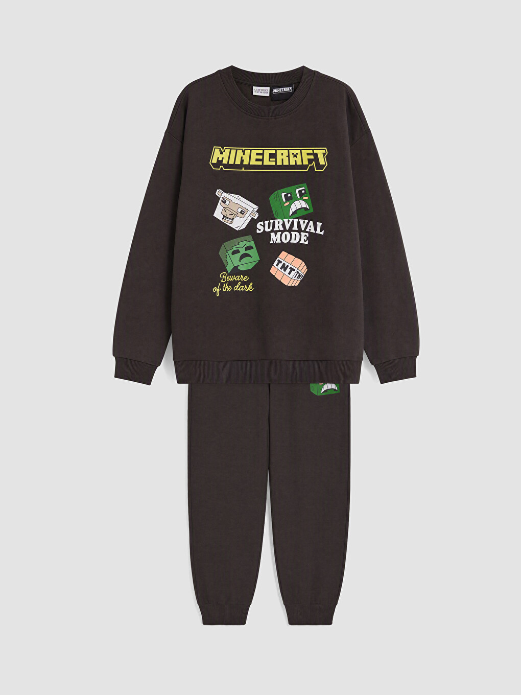Minecraft Printed Boys' Tracksuit Set