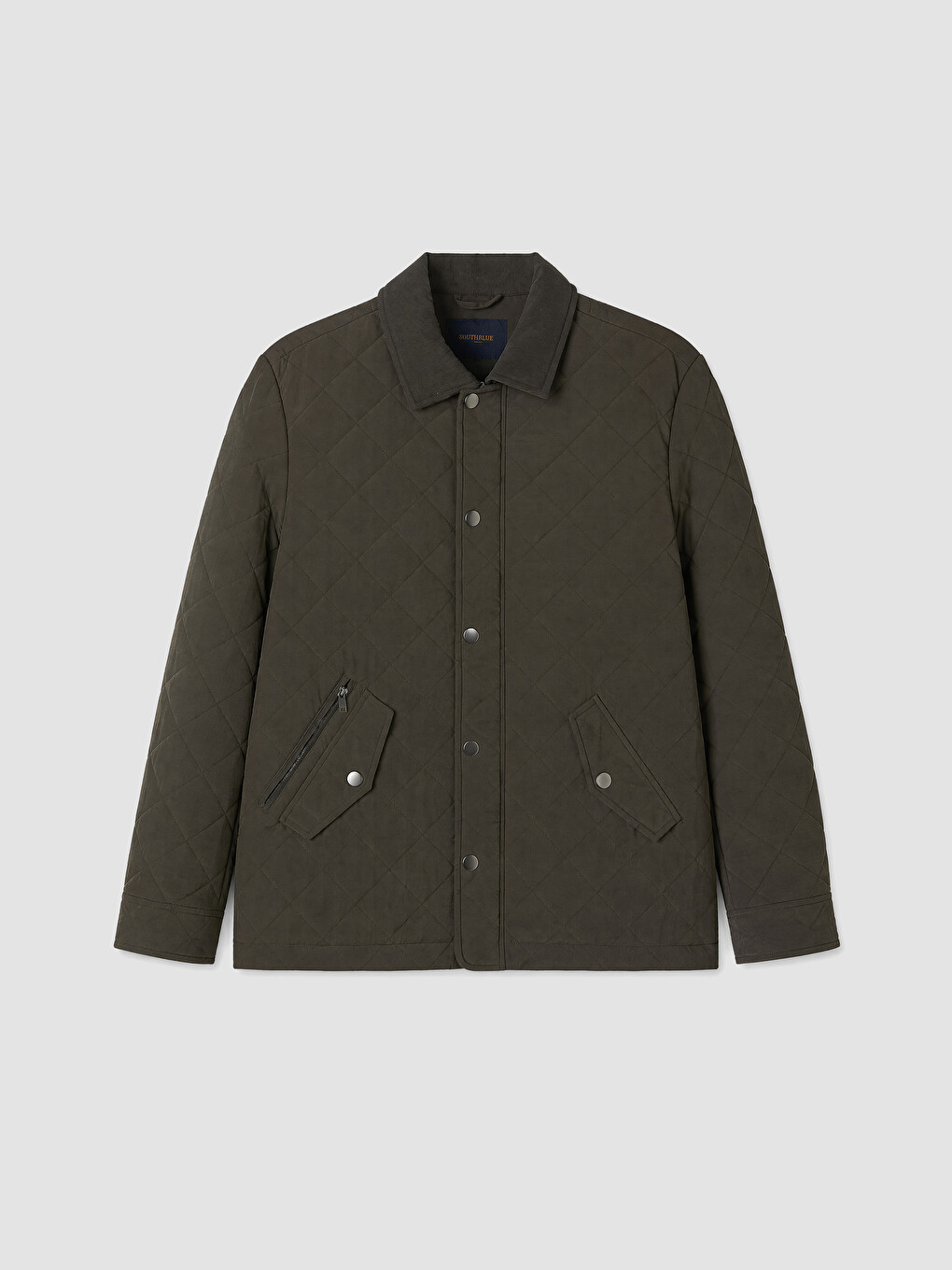 Regular Fit Quilted Men's Coat-4