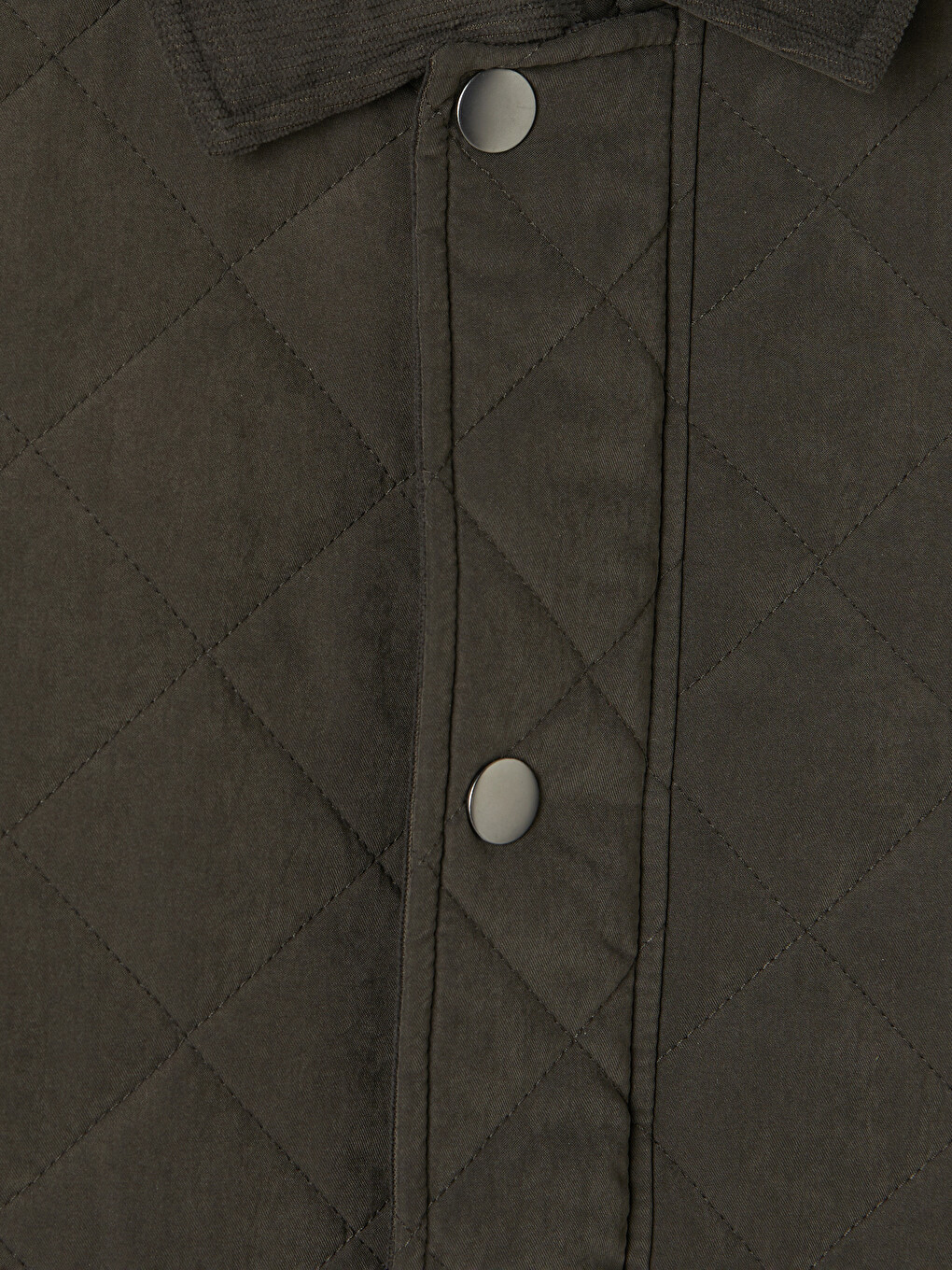 Regular Fit Quilted Men's Coat-5