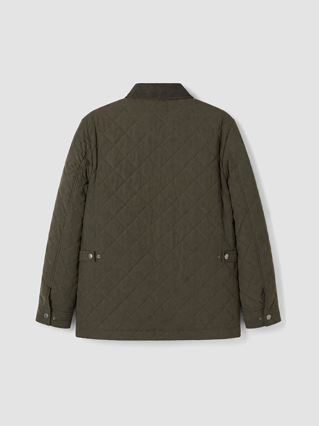 Regular Fit Quilted Men's Coat-7