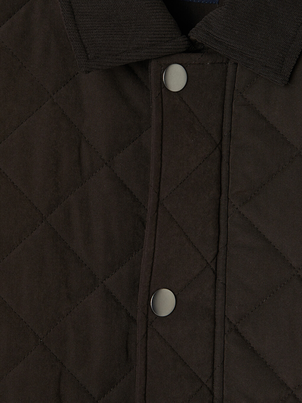 Regular Fit Quilted Men's Coat-5