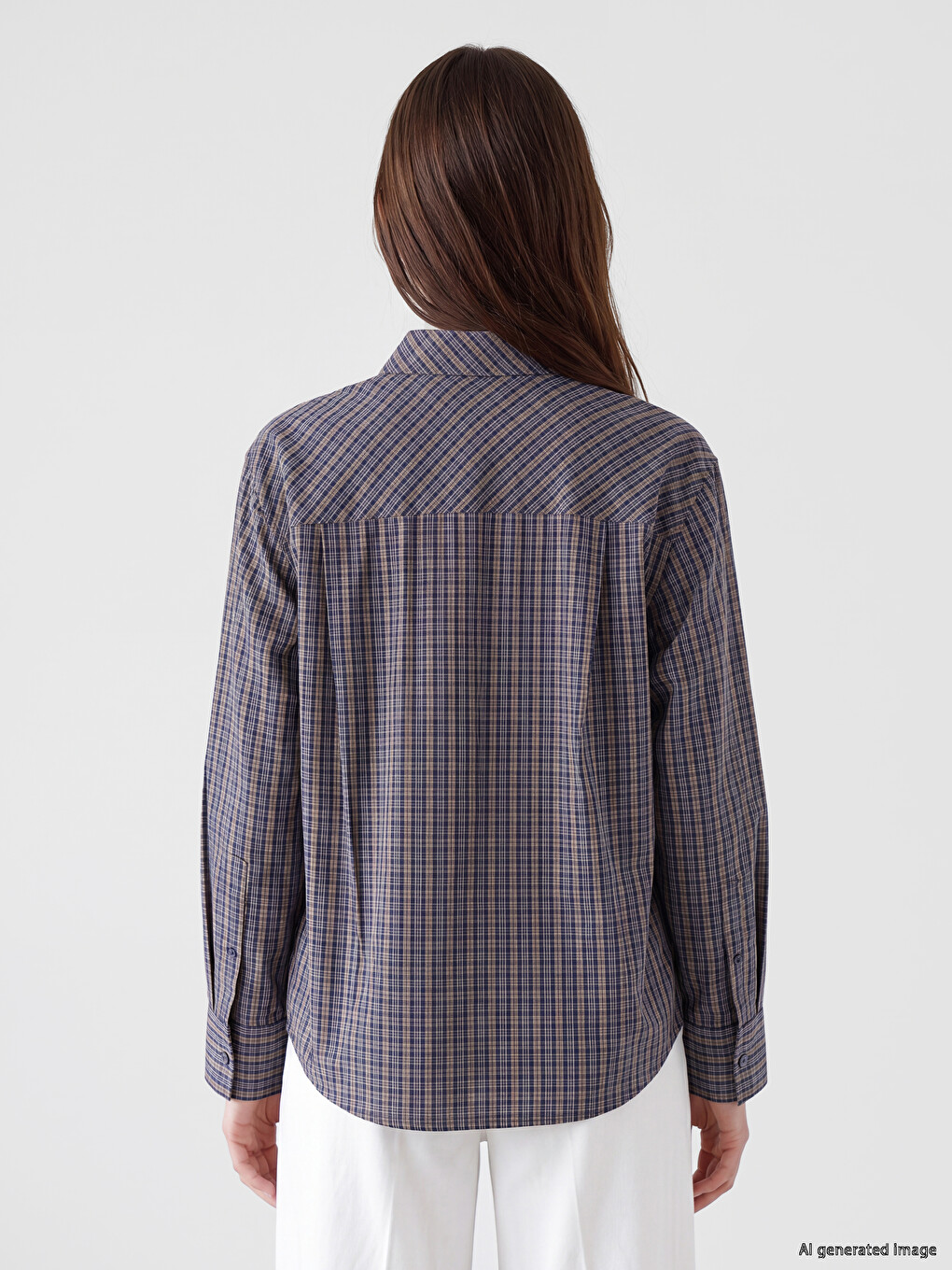 Woman Navy Shirt-3