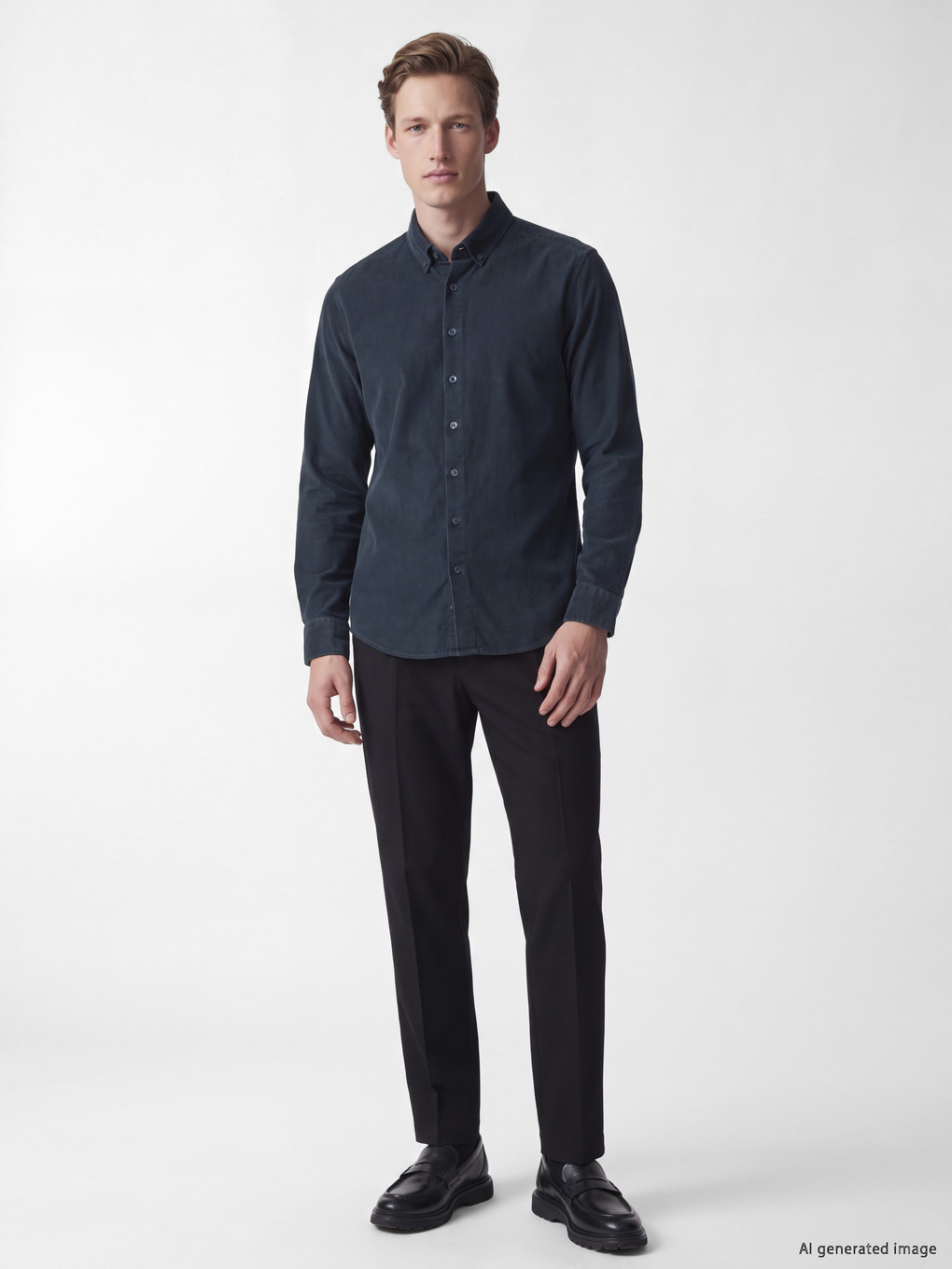Man Petrol Shirt-1