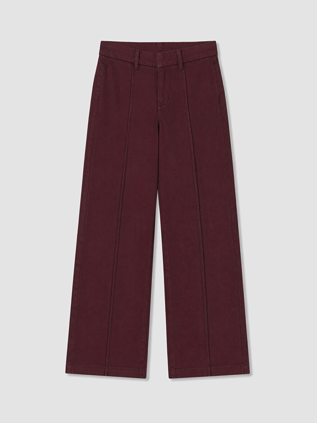 Wideleg Kadın Jean Pantolon-4