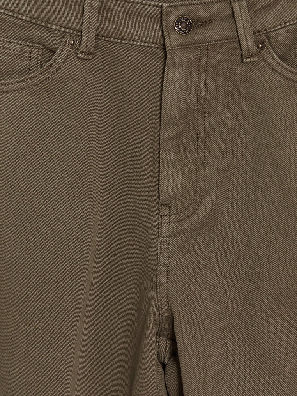 Baggy Fit Kargo Cepli Kadın Jean Pantolon-6
