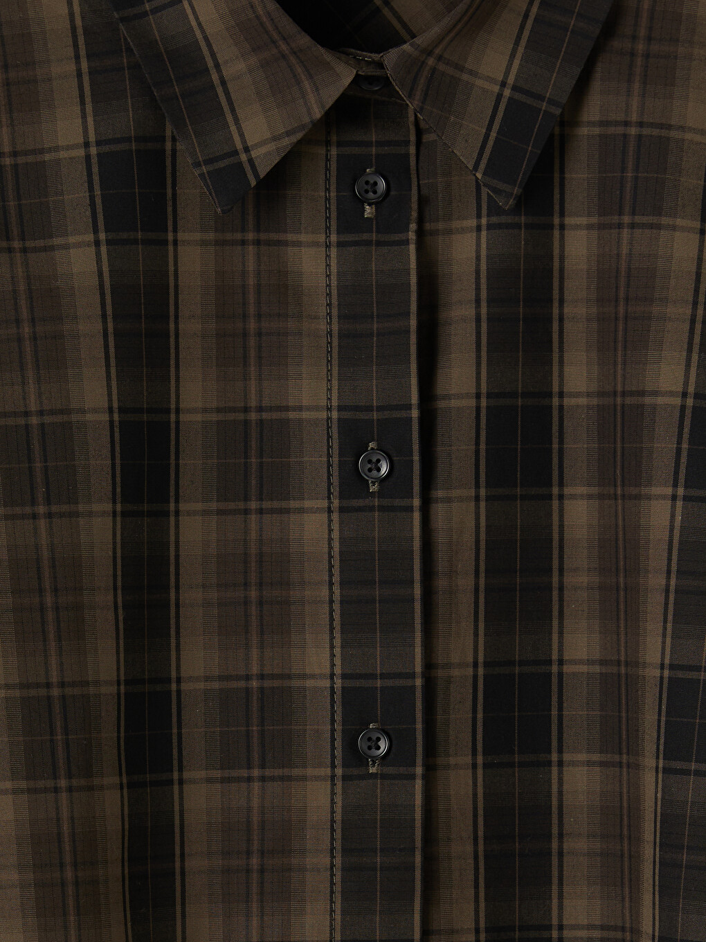 Plaid Dobby Women's Shirt-5