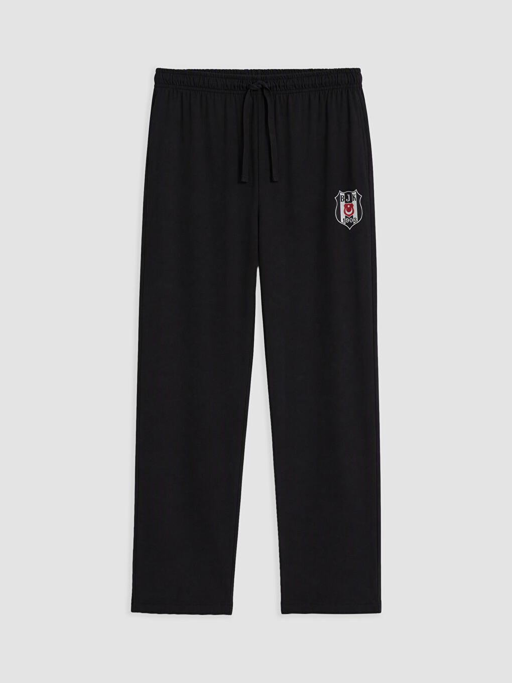 Siyah Regular Fit Beşiktaş Baskılı Erkek Pijama Takım-3