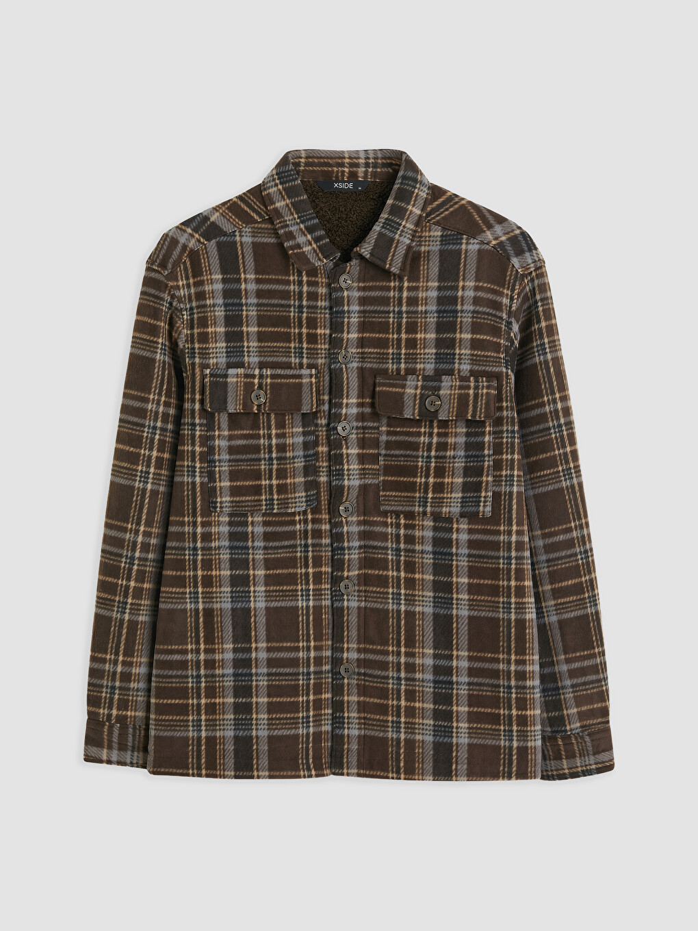 Man Brown Overshirt-5