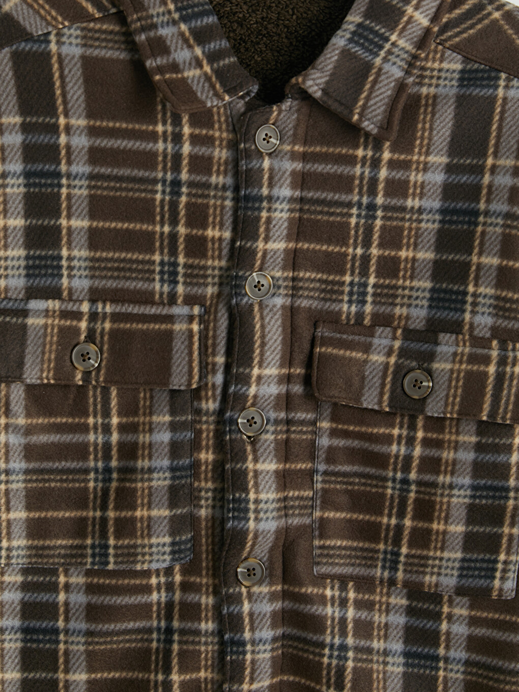 Man Brown Overshirt-7
