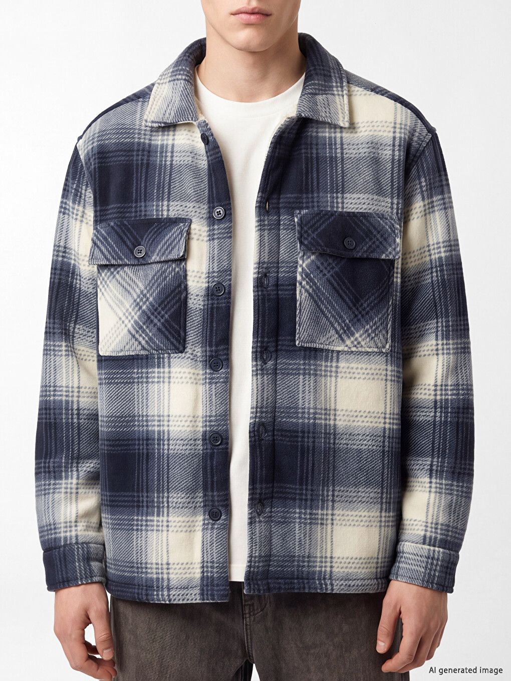Relaxed Fit Lumberjack Men's Shirt Jacket-2