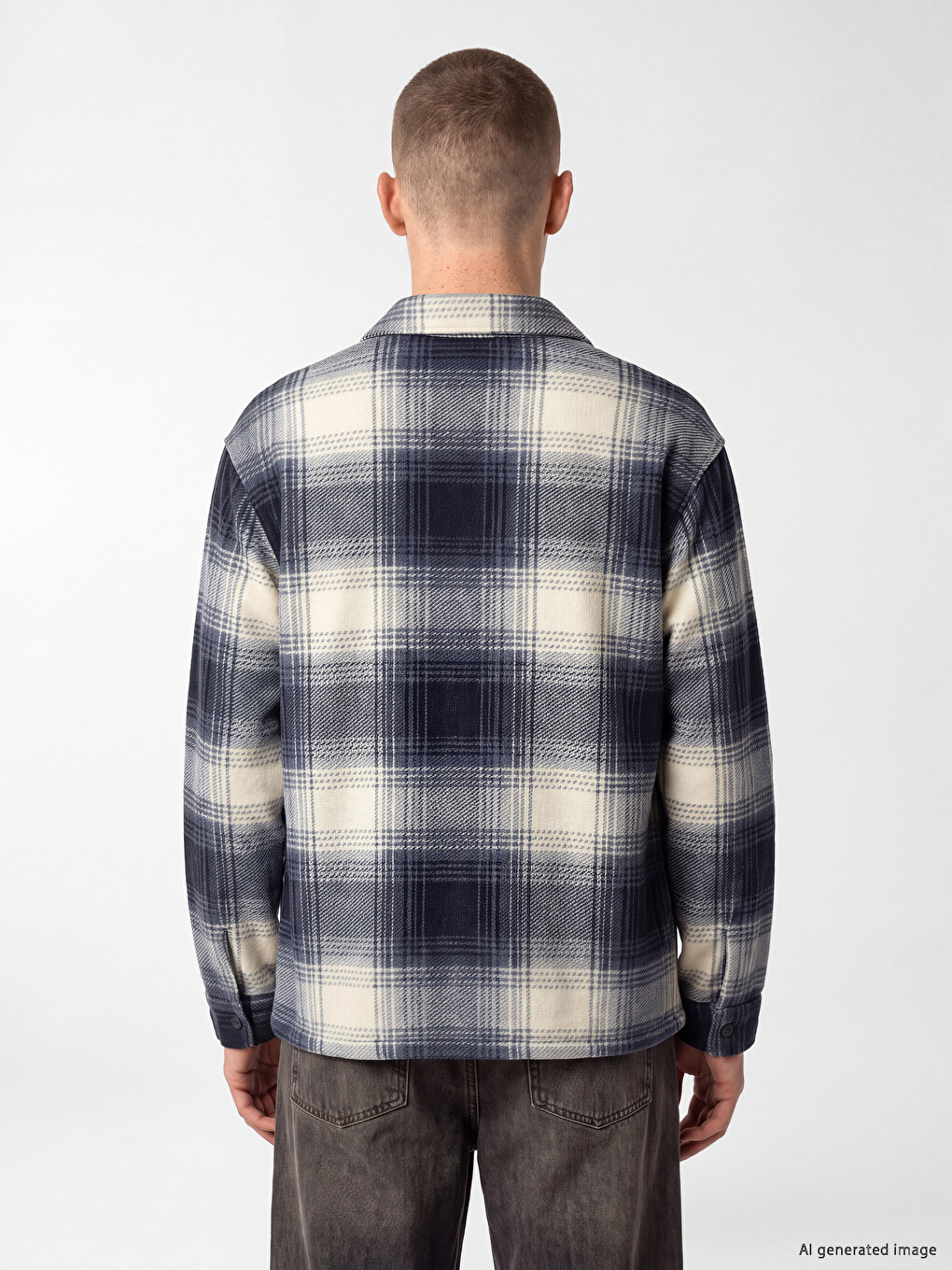 Relaxed Fit Lumberjack Men's Shirt Jacket-4