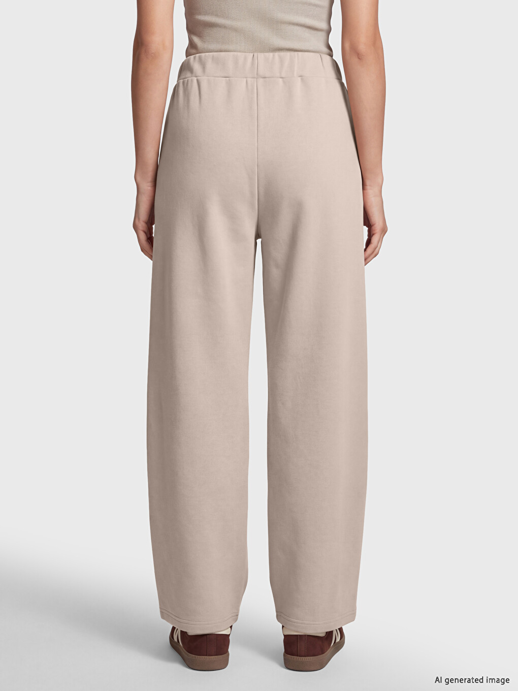 Elastic Waist Women's Sweatpants-3