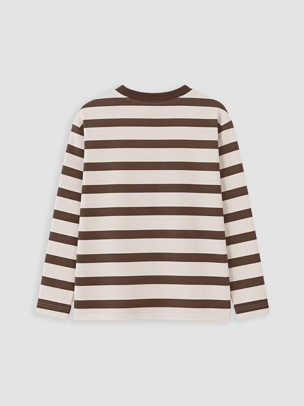 Tricou Cu Guler Rotund Vărgat Și Imprimat Pentru Băieți, Set De 2 Bucăți-6