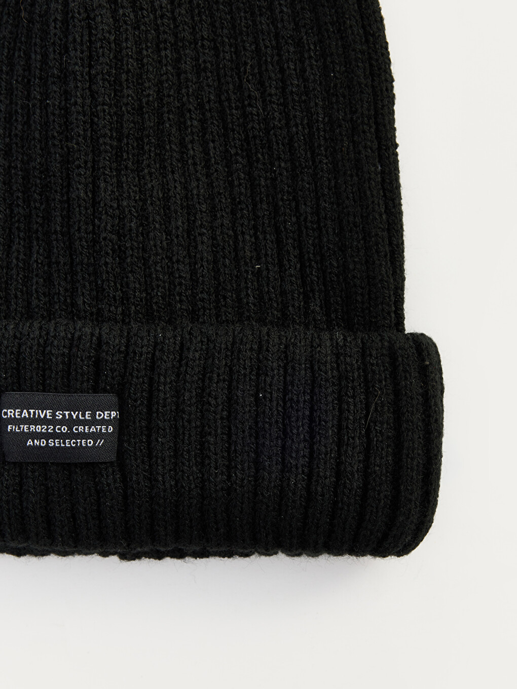 Man Black Beanie-1