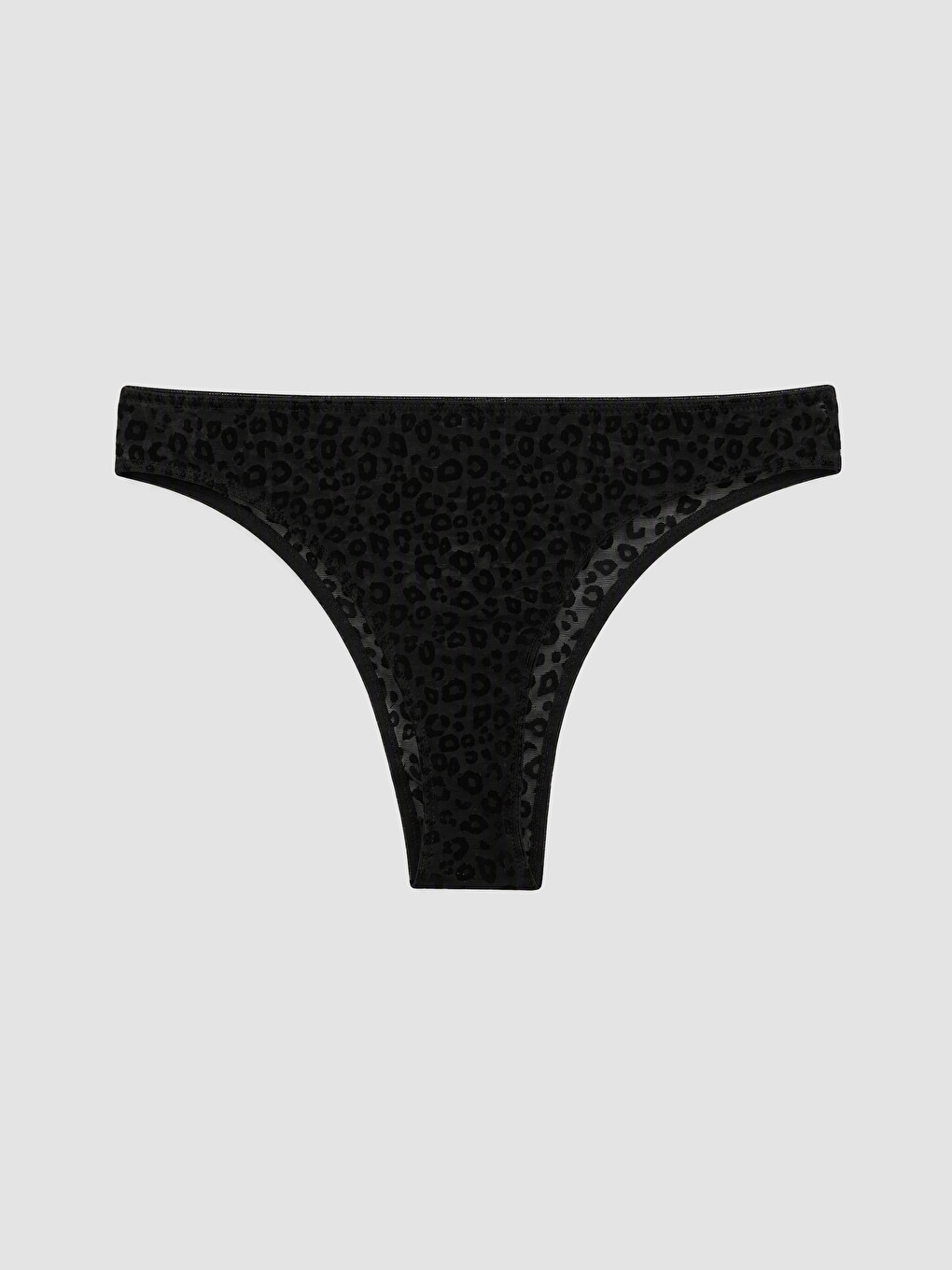 Woman Black Brazilian Knickers-1
