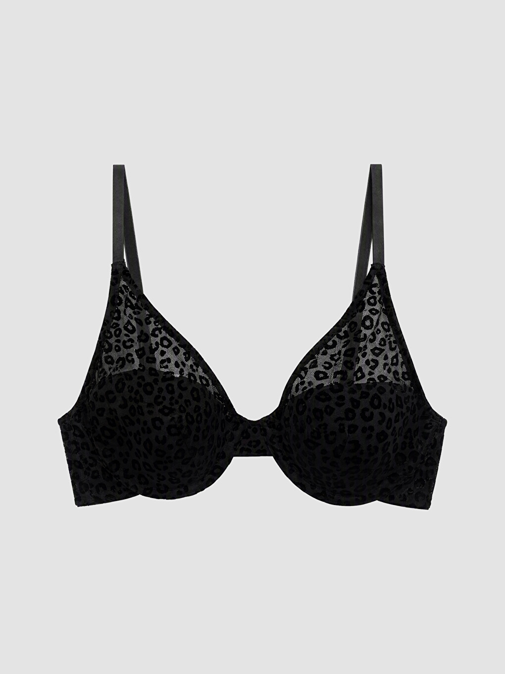 Wired Non Padded Leopard Print T-shirt Bra