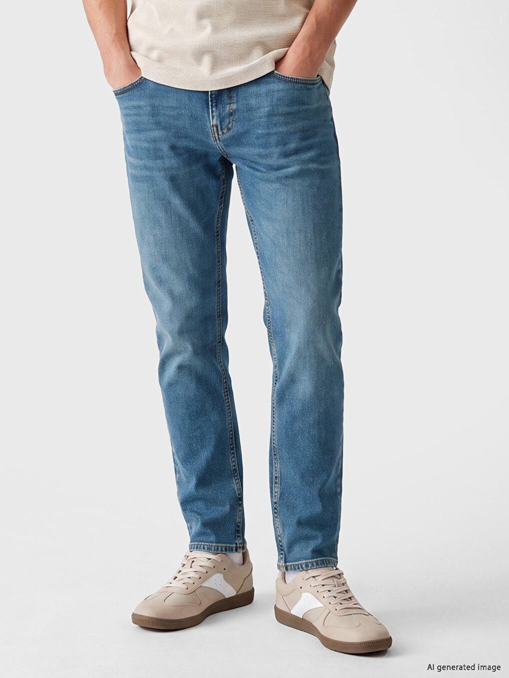 İndigo 750 Slim Fit Erkek Jean Pantolon-1