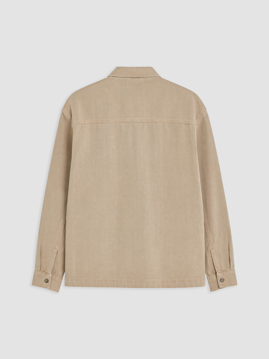 Relaxed Fit Men's Jean Shirt-4