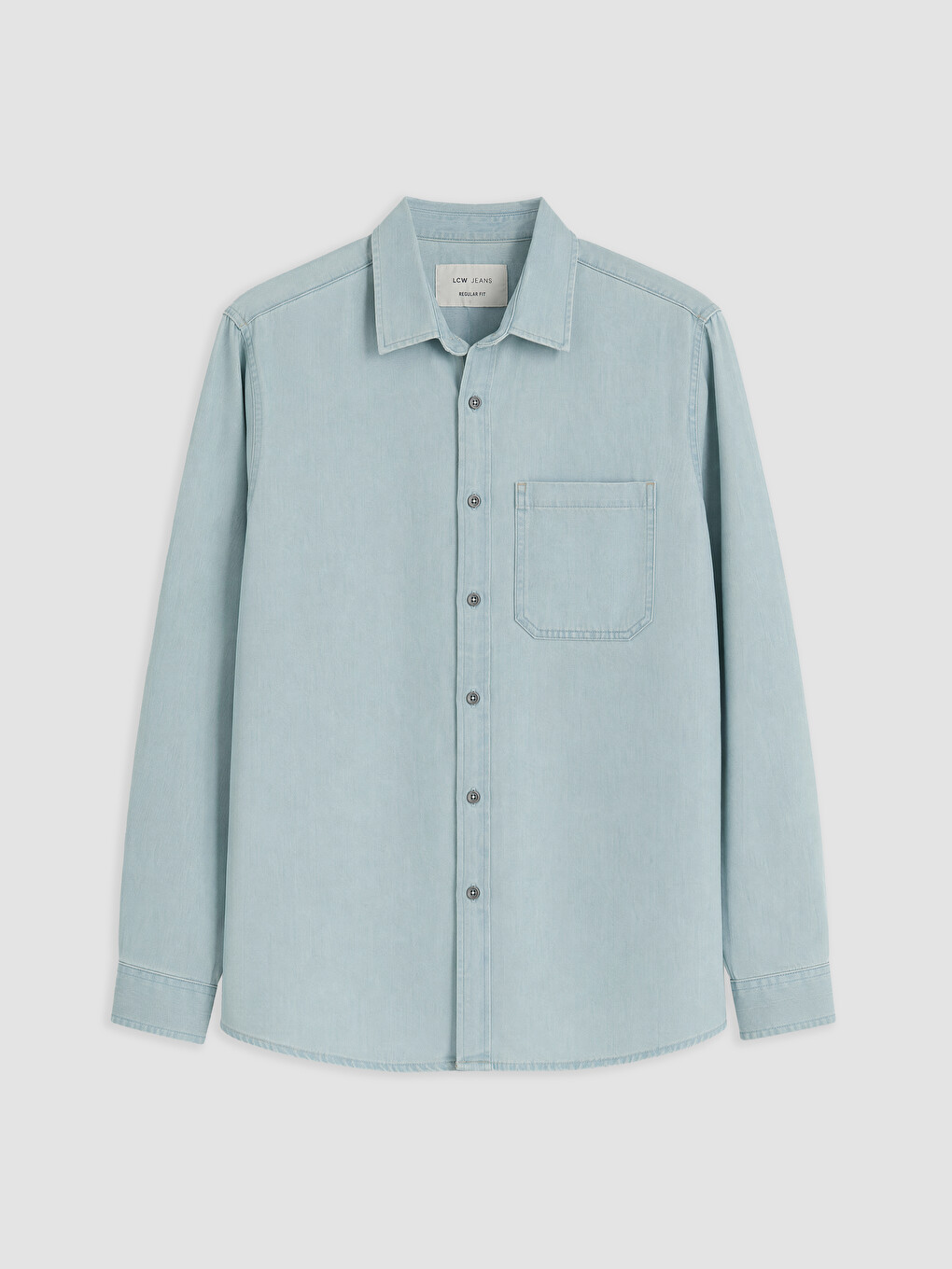 Standard Kalıp Is Fit Men's Jean Shirt-3