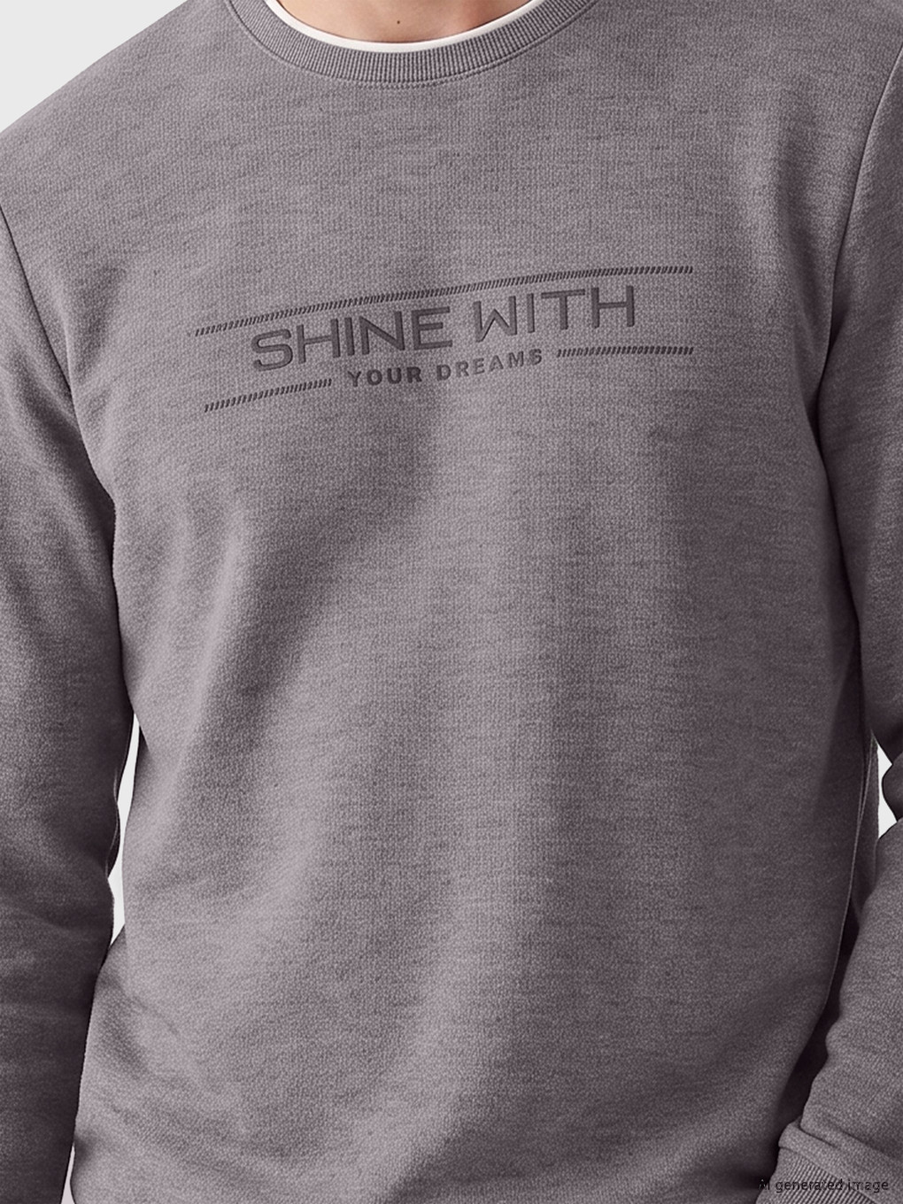 Crew Neck Men's Sweatshirt-2