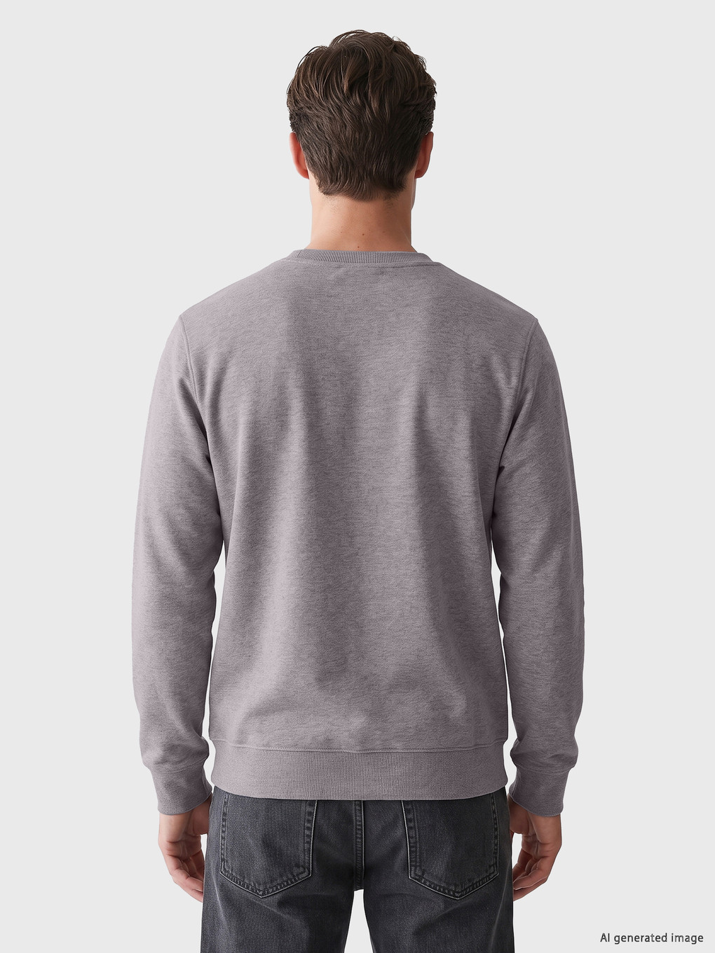 Crew Neck Men's Sweatshirt-3
