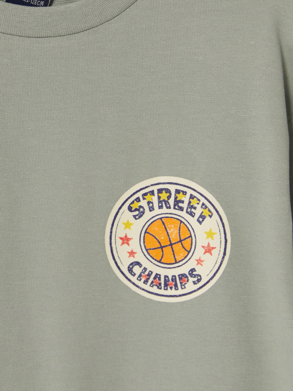 Yeşil Baskılı Erkek Çocuk Sweatshirt-1