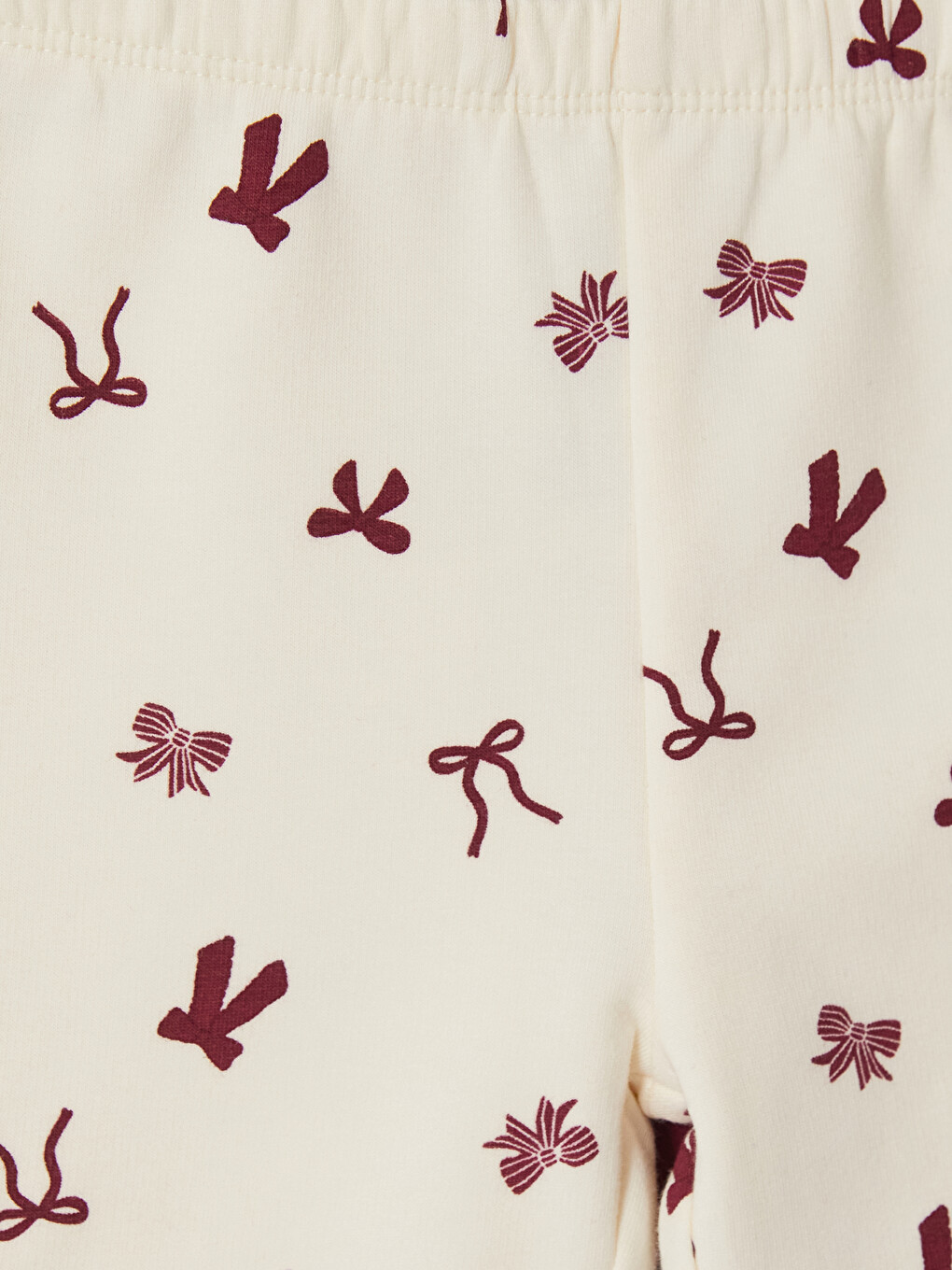 Baby Girl Bordeaux Leggings-5