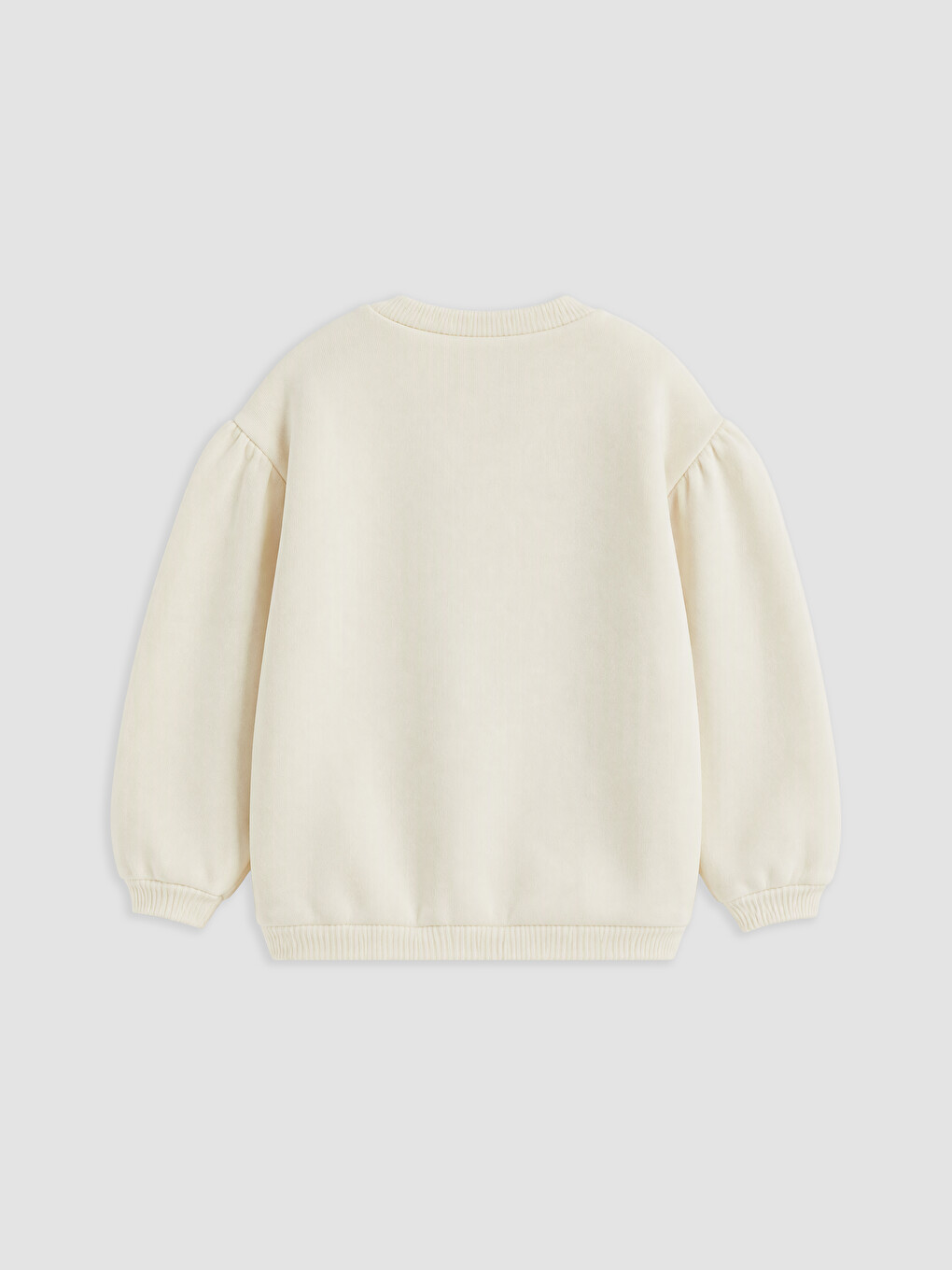 Baby Girl Ecru Sweatshirt-1
