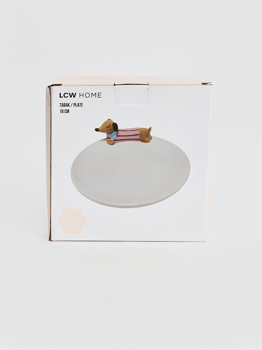 Dog Figure Plate 16 Cm-2