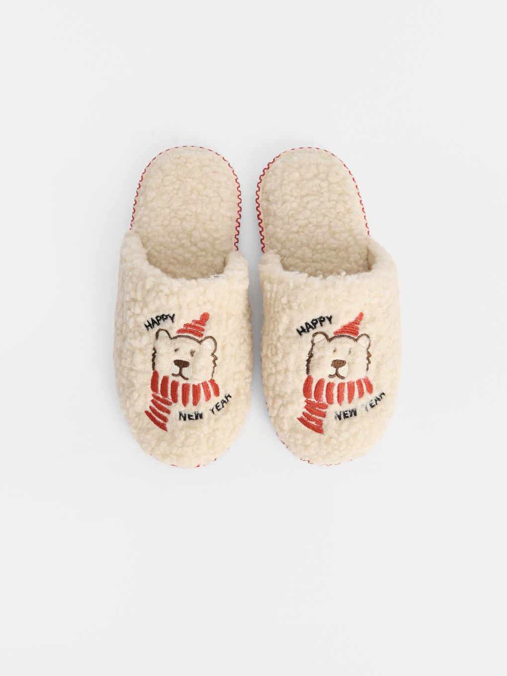 New Year Themed Women's Home Slippers-1
