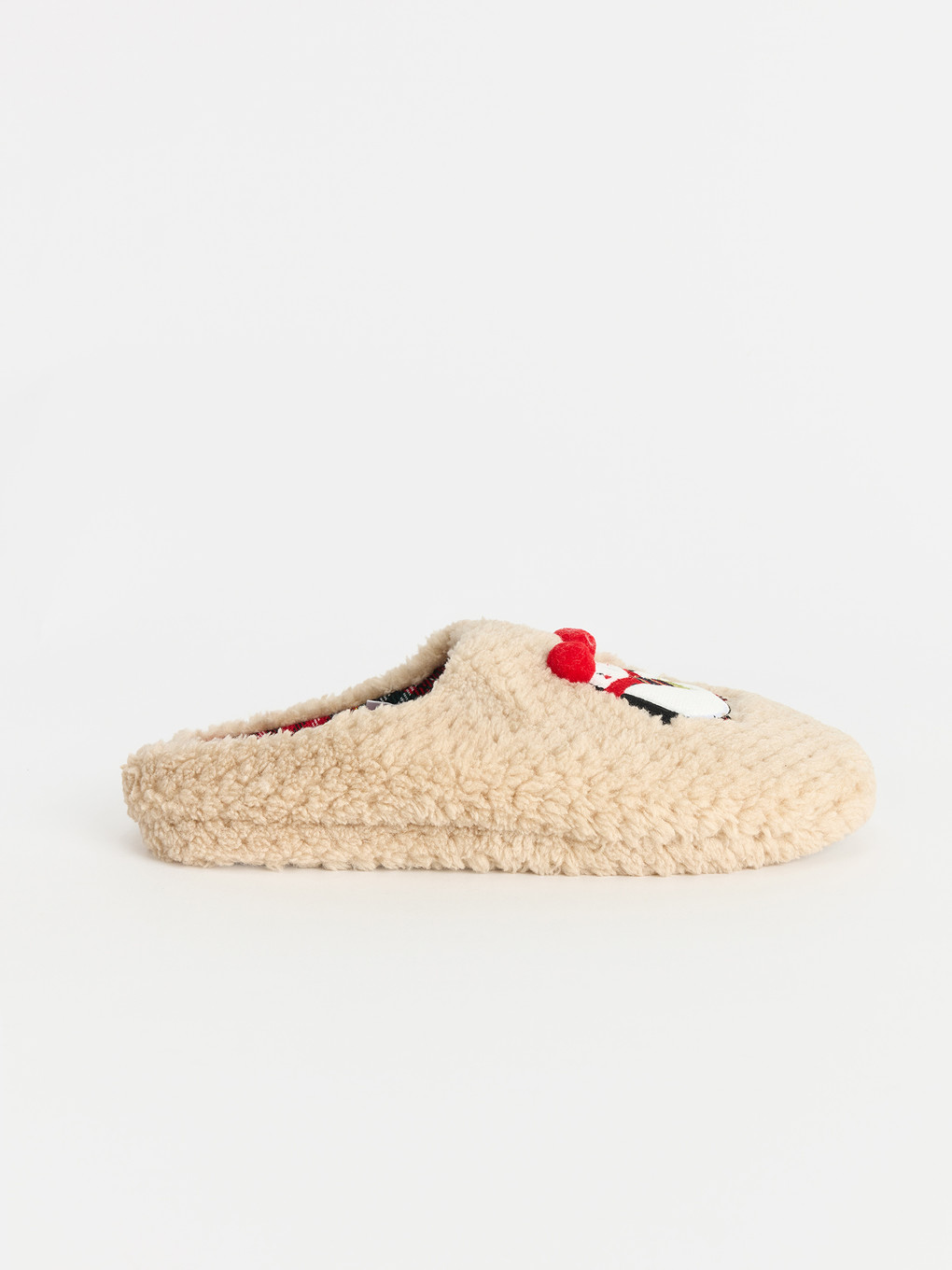 Woman Beige Home Slippers-1