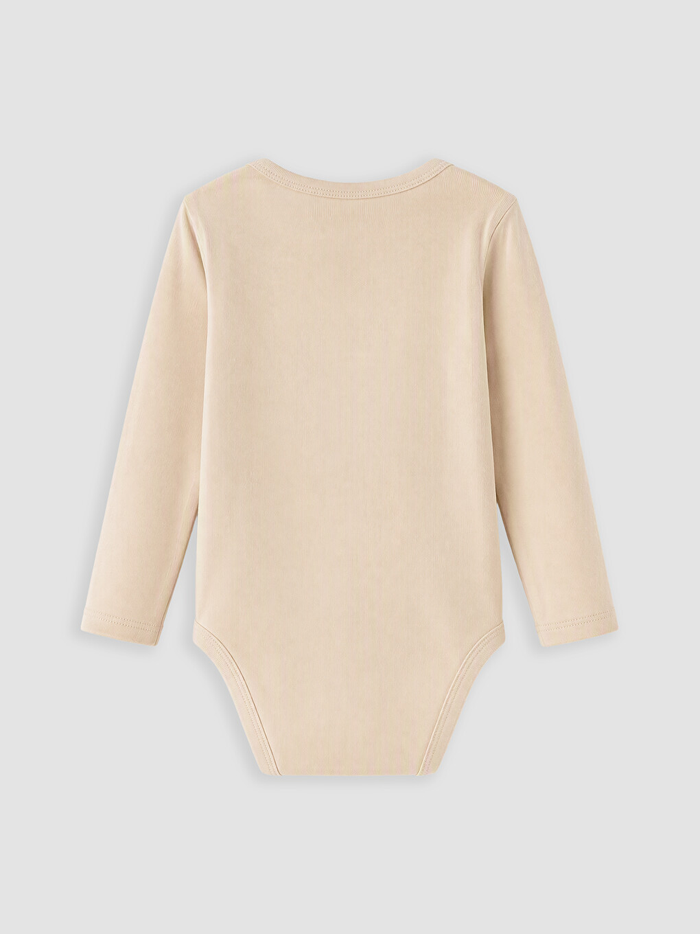 Ekru Baskılı Erkek Bebek Çıtçıtlı Body 2'li-3