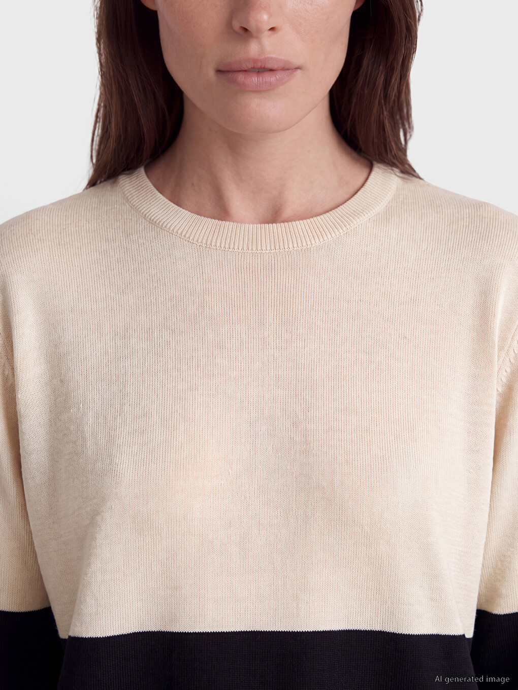 Woman Beige Sweater-2