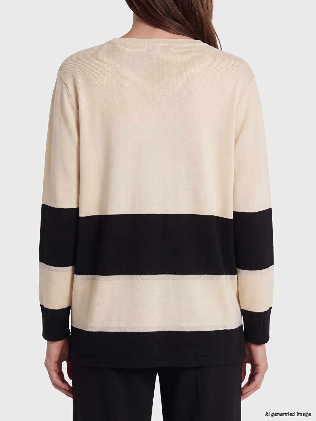 Woman Beige Sweater-3