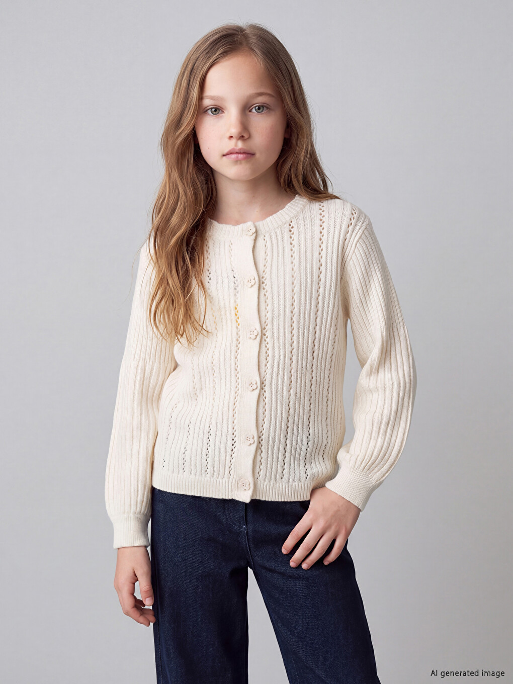 Girls' Knitwear Cardigan