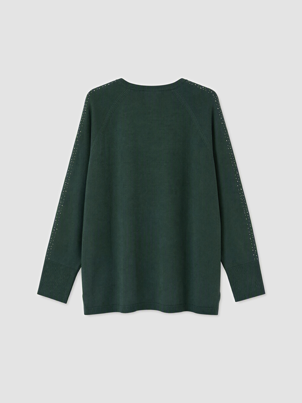 Crew Neck Rhinestone Women's Knitwear Sweater-5