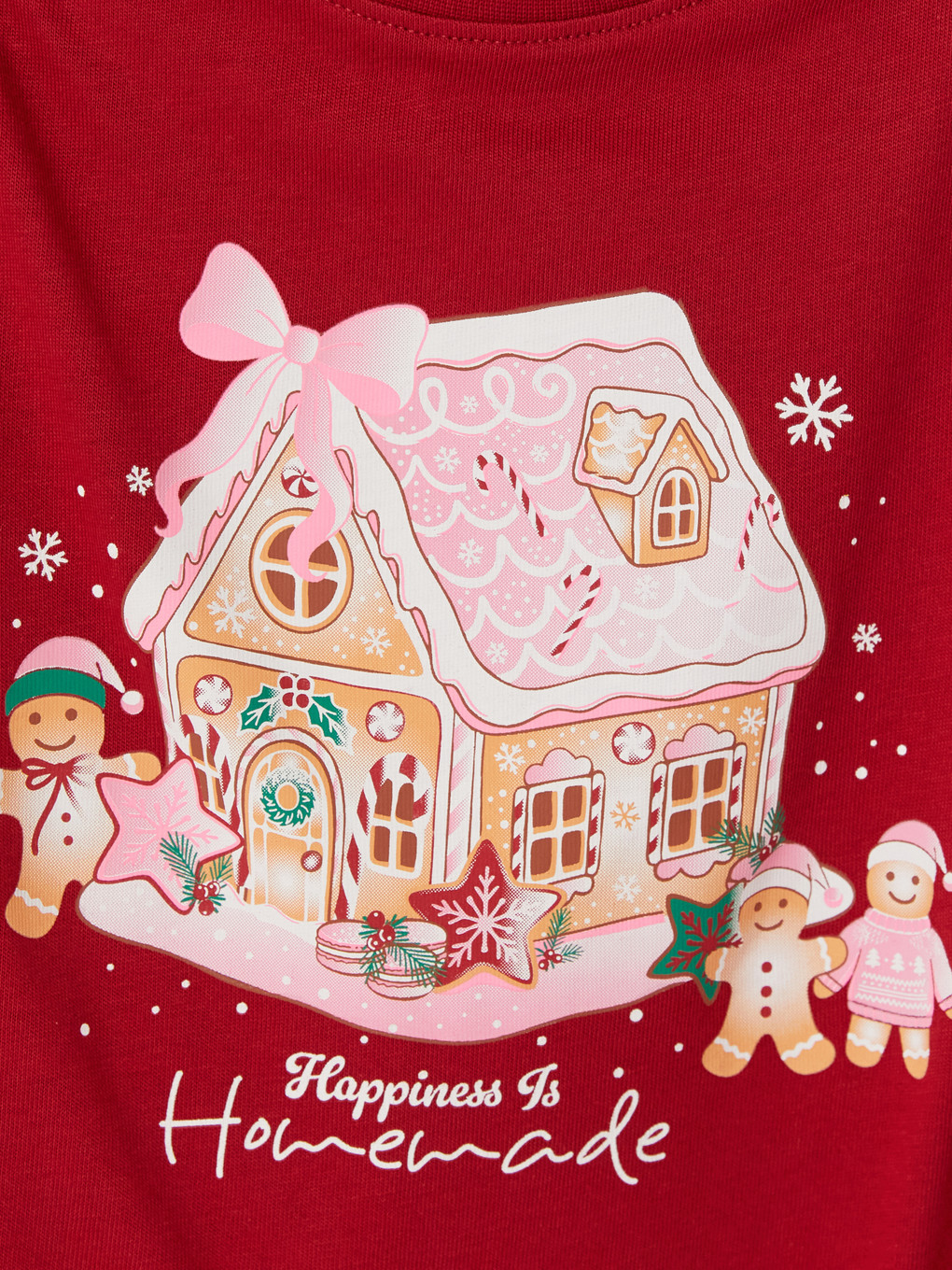 Christmas Themed Girls' Pyjamas Set-5