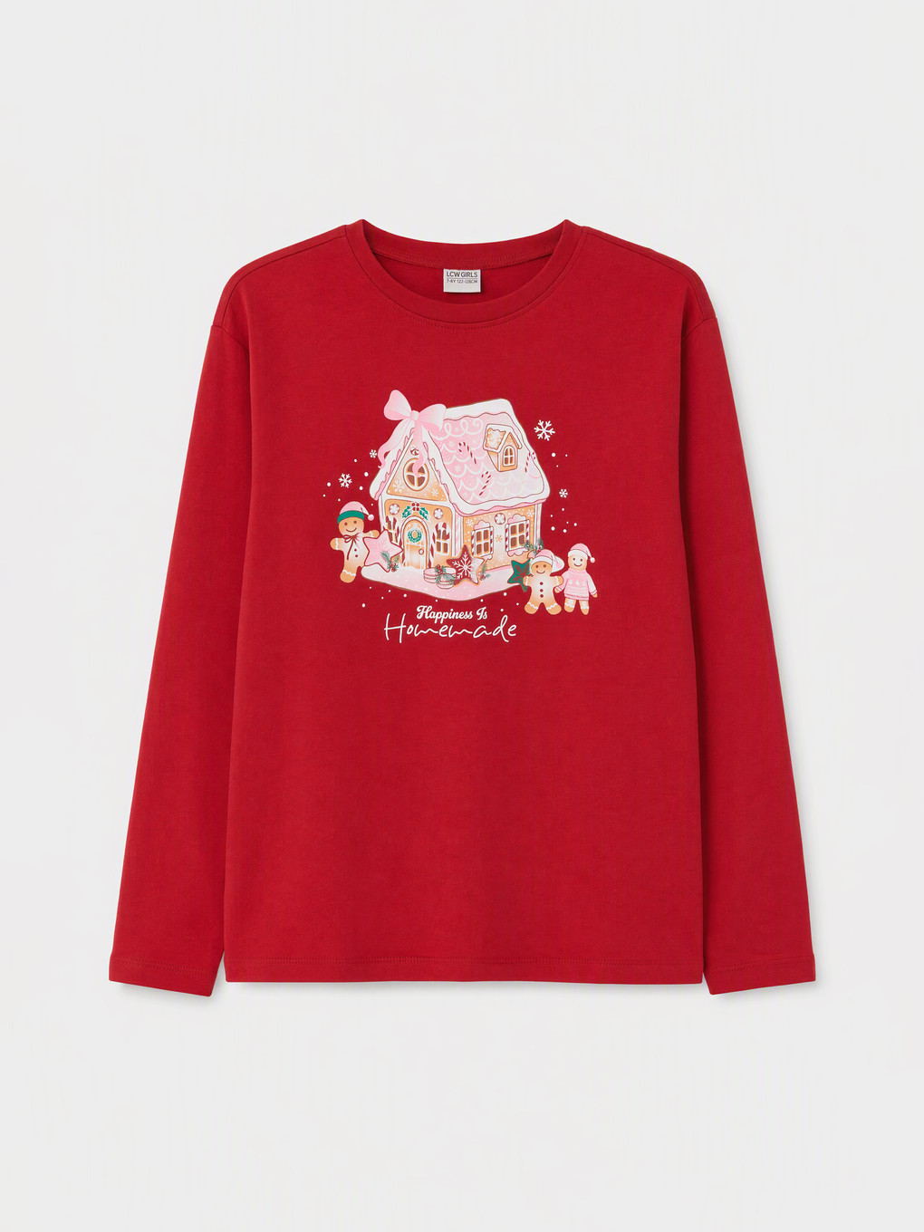 Girl Red Pyjama Set-3