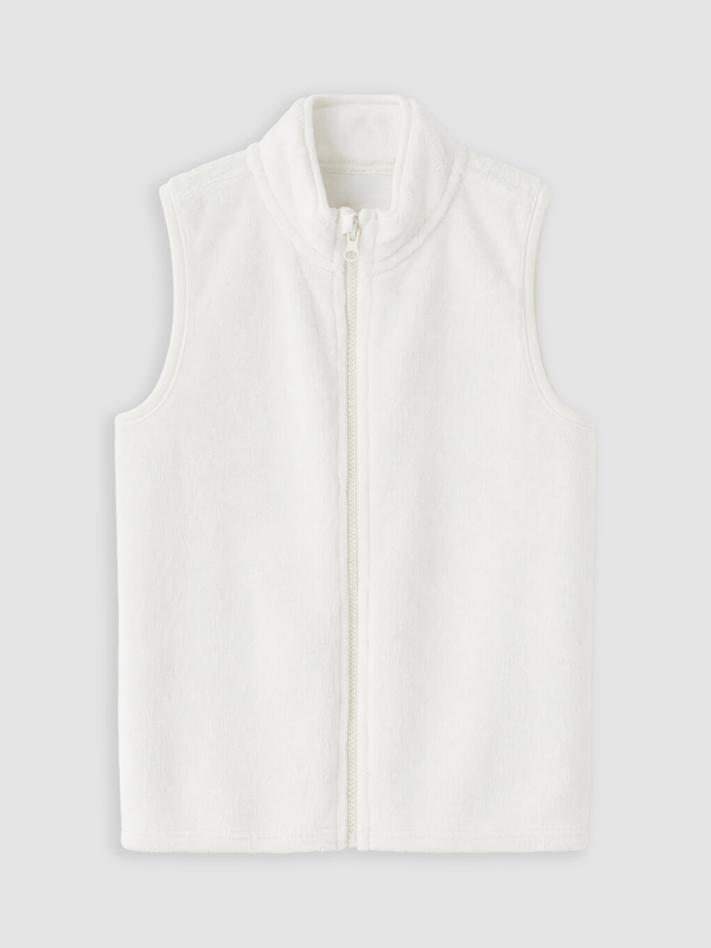 Girl Ecru Knit Gilet