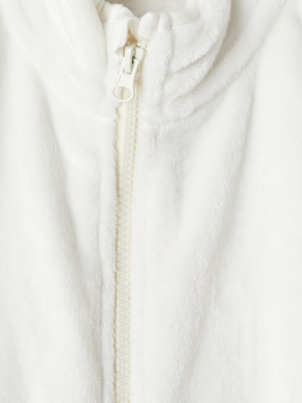 Girl Ecru Knit Gilet-1