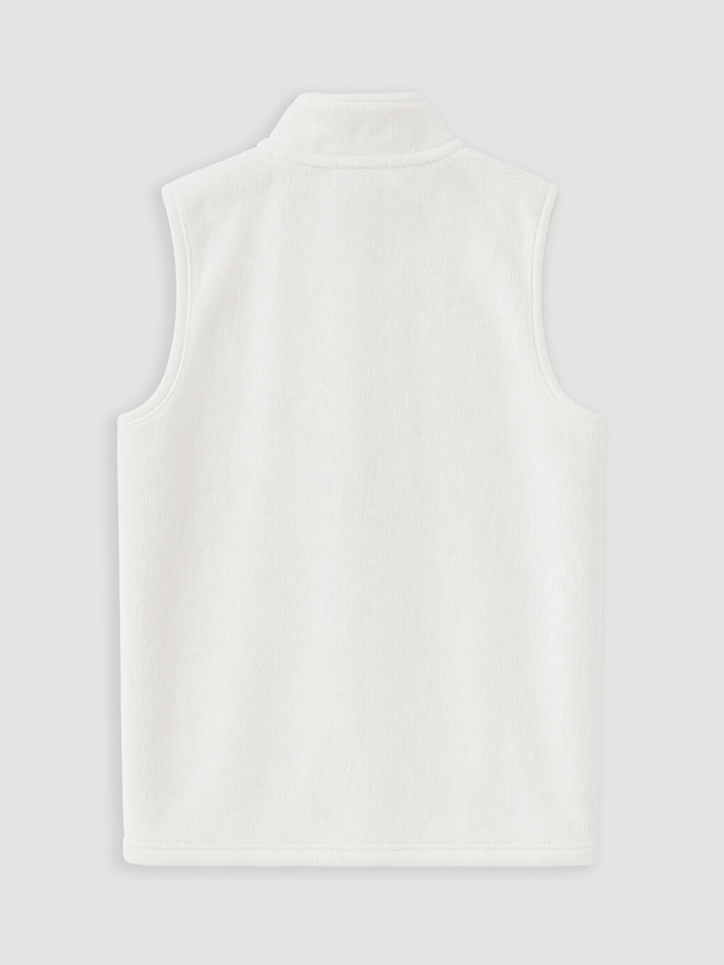 Girl Ecru Knit Gilet-2