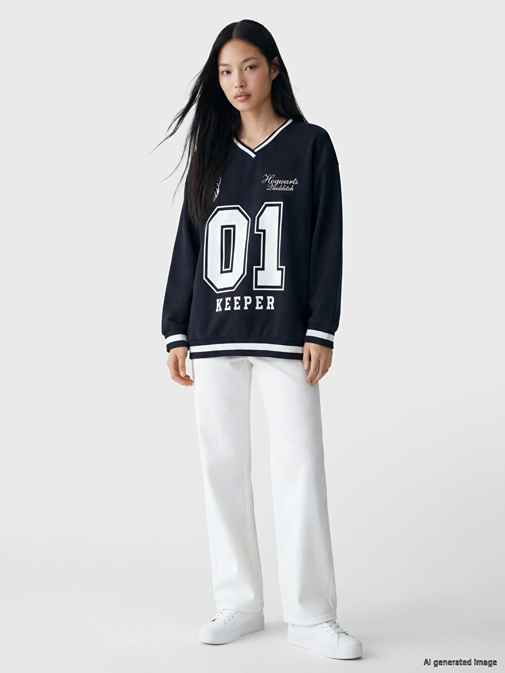 Harry Potter Printed Relax Fit Women's Sweatshirt-1