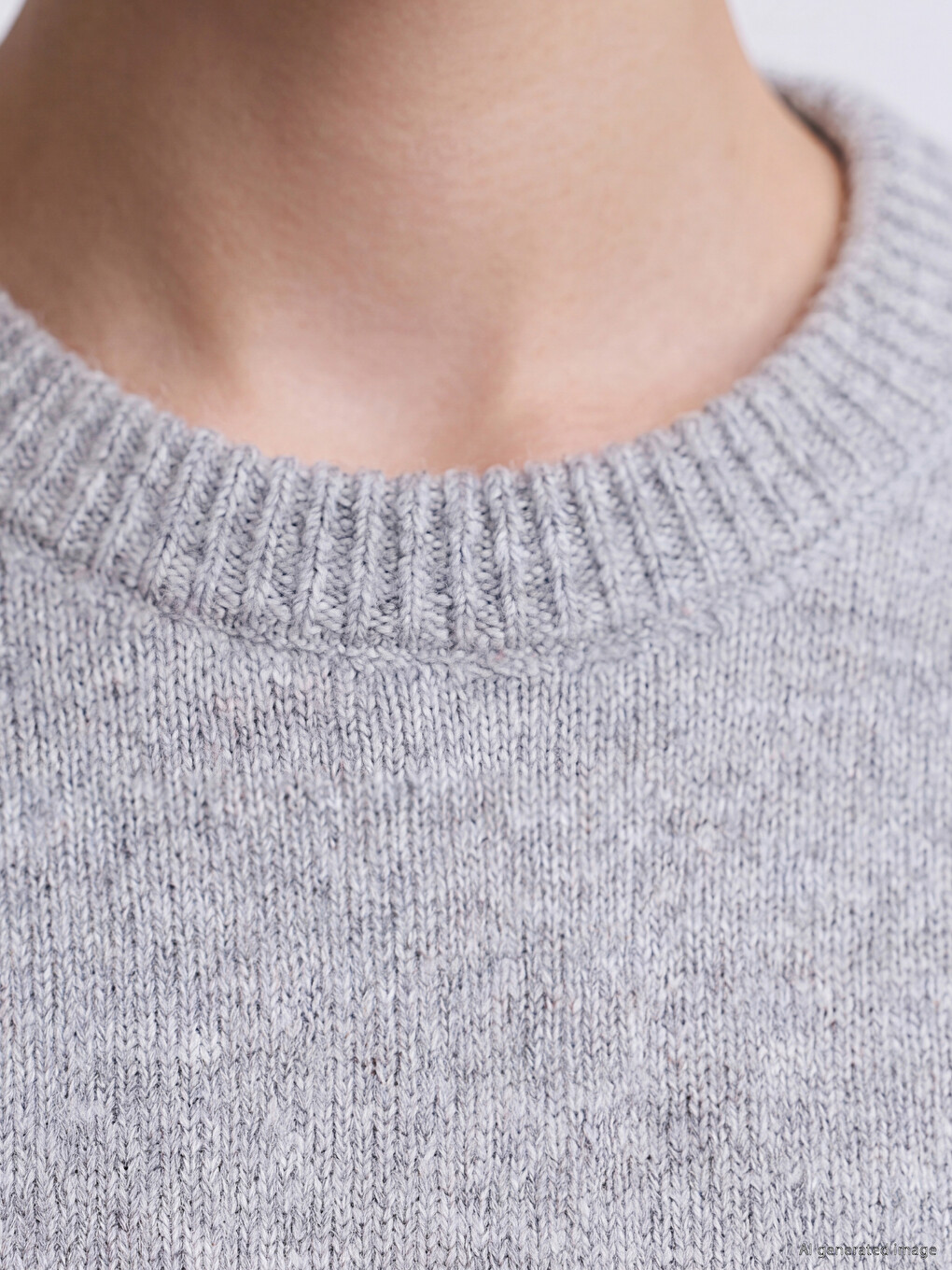 Crew Neck Women's Knitwear Sweater-2