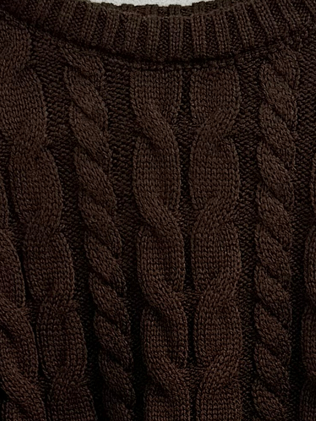 Crew Neck Girls' Sweater-1