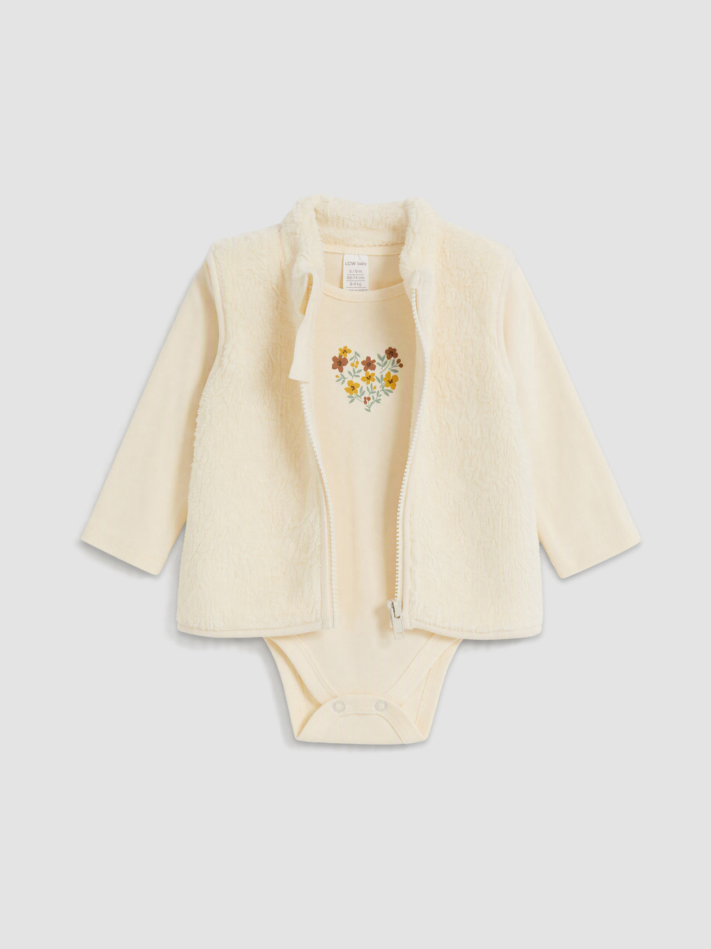 Baby Girl Ecru Set-1