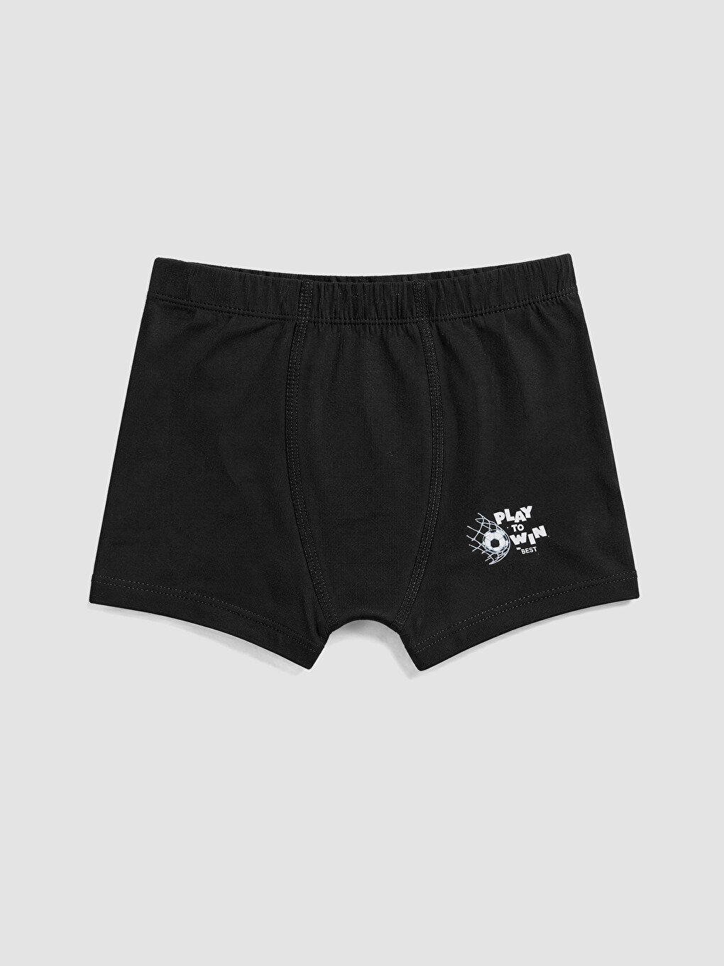 Boy Grey Boxer Briefs-1